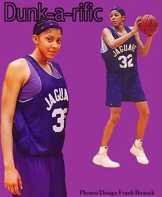 Ms. Basketball of Illinois 2002  Naperville Central's Candace Parker:  Above the rim